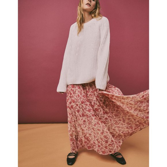 🎉LAST CHANCE🎉 FREE PEOPLE See It Through Dress / Pink Rose Combo - Picture 2 of 9